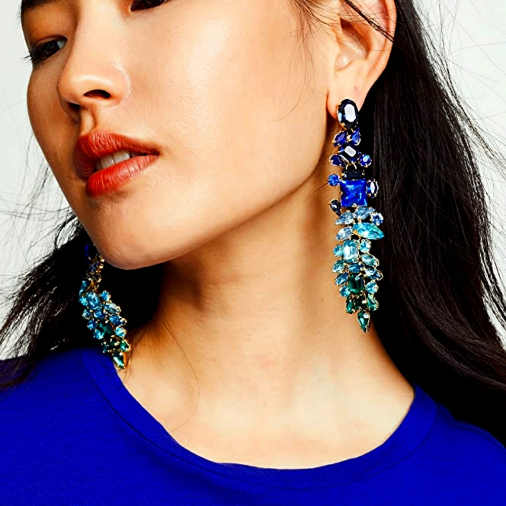 - Stella & Ruby crystal tassel earrings